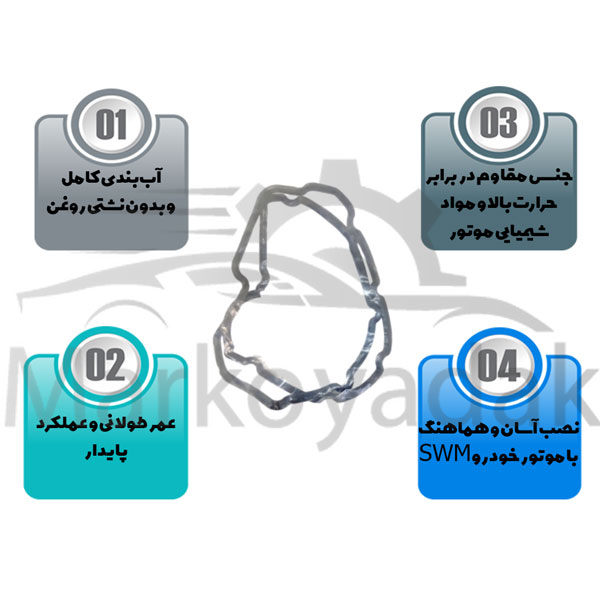 واشر درب سوپاپ اس دبلیو ام